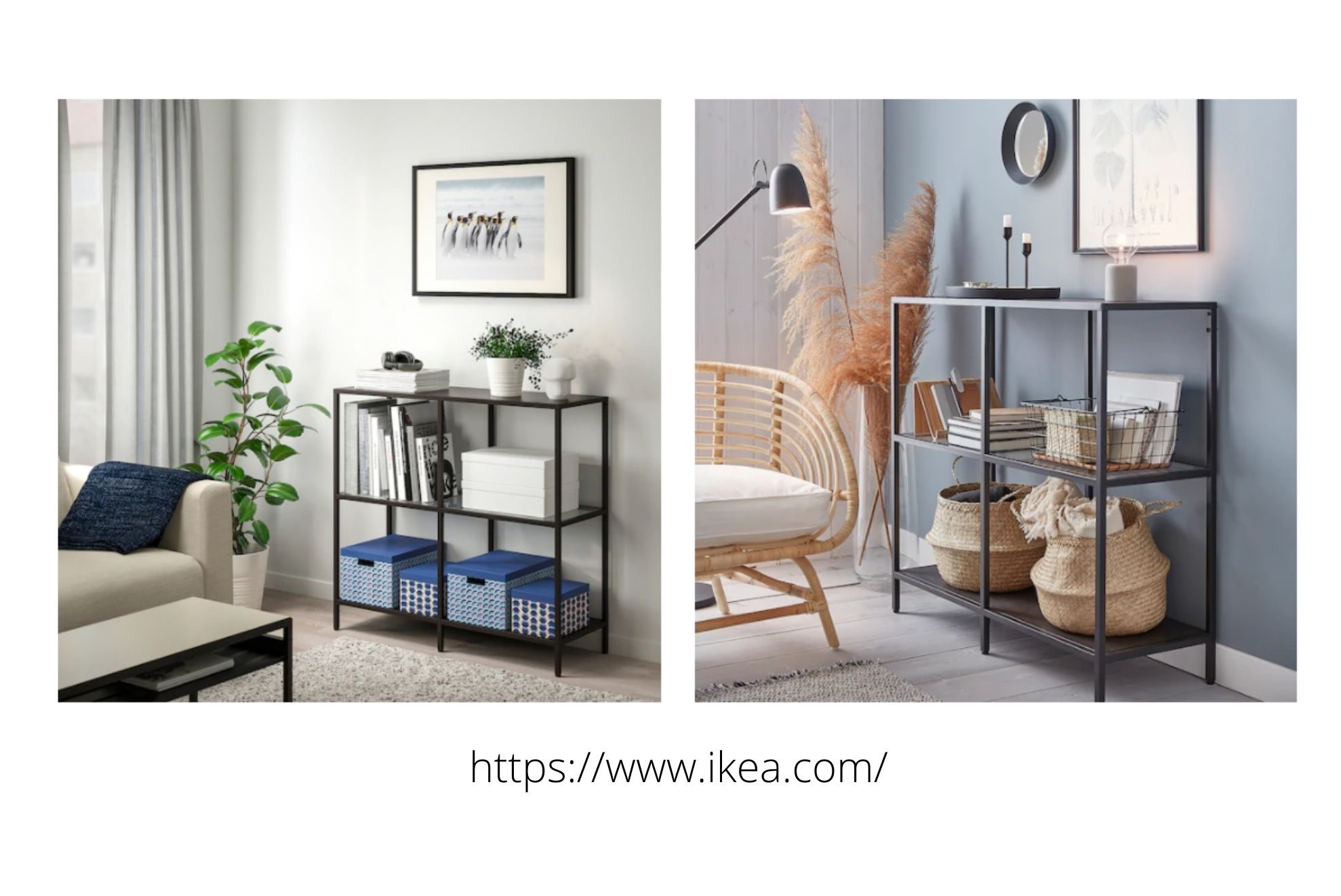 konzolasztalok ikea stílusban falnál